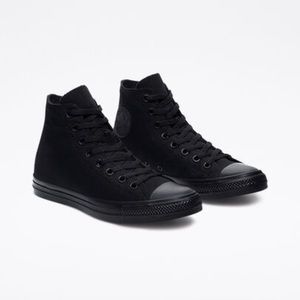 Converse Black Monochrome Women's High Tops